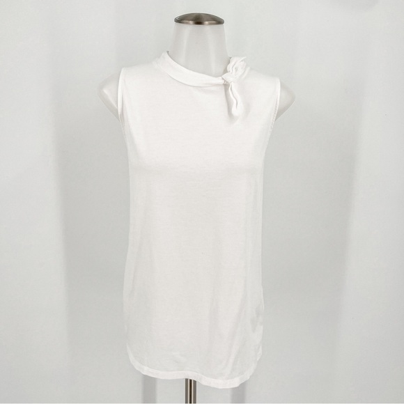 Banana Republic white tank top with a neck tie - Picture 1 of 4